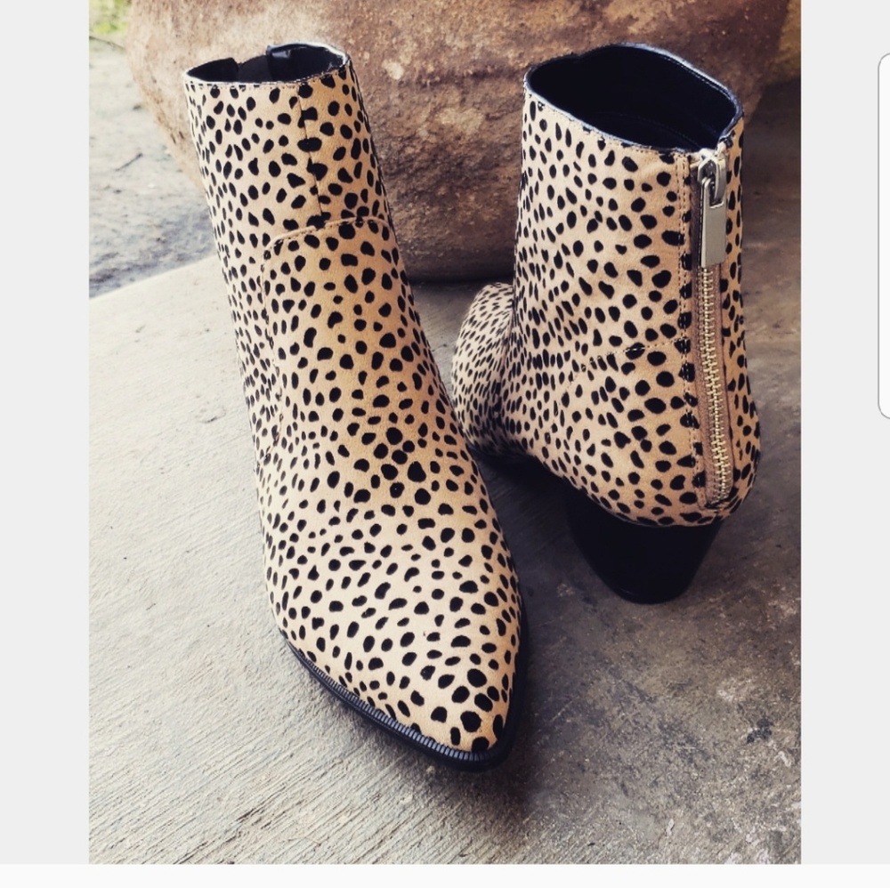 🚨ON SALE//Festival Szn//Tan leopard Booties - Picture 6 of 8